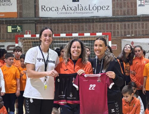 L’Escola Països Catalans visita el Lleida Handbol Club Lleida